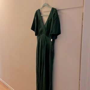 NWT Emerald Green Junpsuit